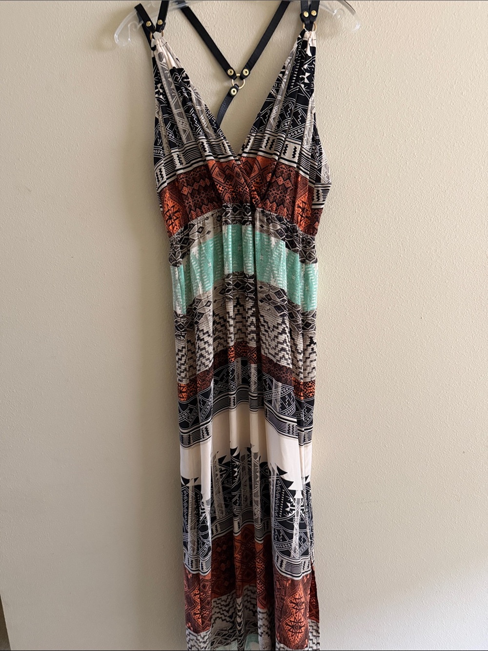 Y2K Twelfth Street by Cynthia Vincent Silk Boho Maxi Dress